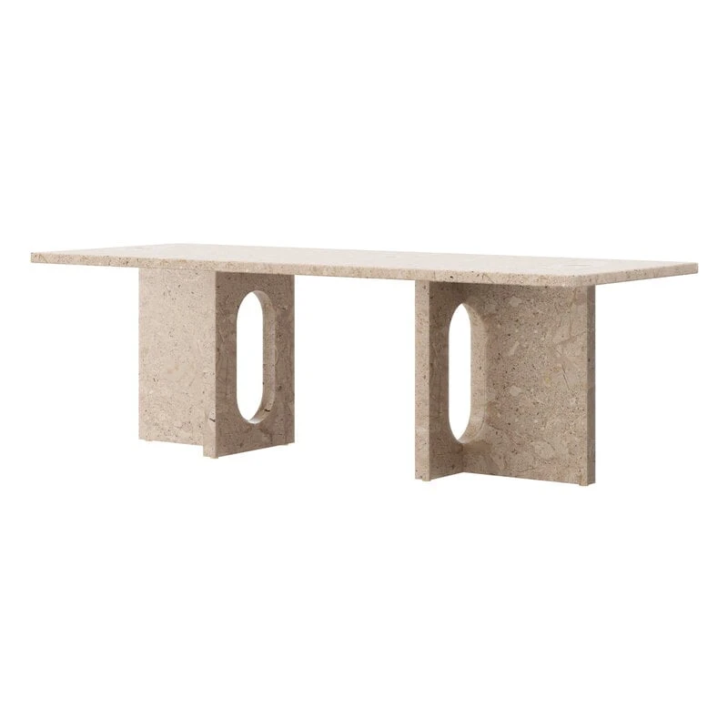 Menu Androgyne Loungetisch, Kunis Breccia Stein, Sand