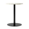 Menu Harbour Column Esstisch, 60 Cm, Schwarzer Sockel – Estremoz Marm