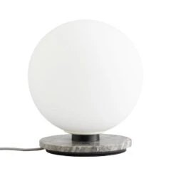 Menu Tisch-/Wandleuchte TR Bulb, Grau Marmoriert – Opal-matt