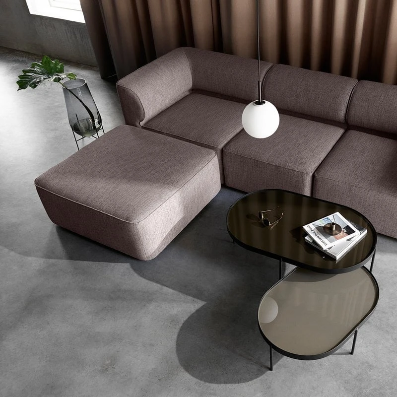 Menu Vase Échasse, Groß, Rauchgrau – Bild 2