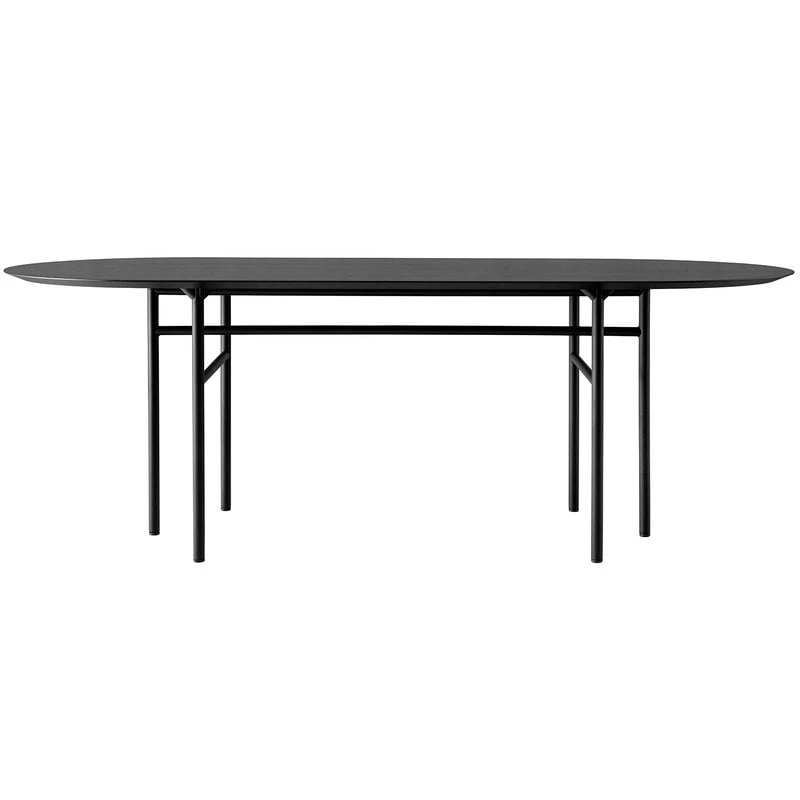 Menu Snaregade Tisch, Oval, 210 X 95 Cm, Schwarze Eiche