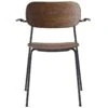 Menu Co Chair Mit Armlehnen, Dunkel Gebeizte Eiche