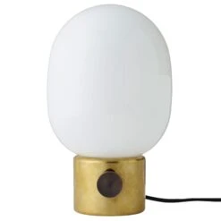 Menu Tischleuchte JWDA, Messing Hochglanzpoliert