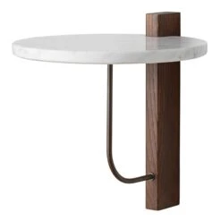 Menu Corbel Regal, Eiche Dunkel Gebeizt – Carrara Marmor