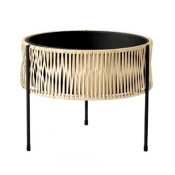 Menu Umanoff Pflanzgefäß, 32,5 Cm, Schwarz – Rattan