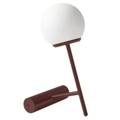 Menu Phare LED Tischleuchte, Dunkelrot