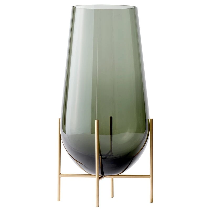 Menu Vase Échasse, Groß, Rauchgrau