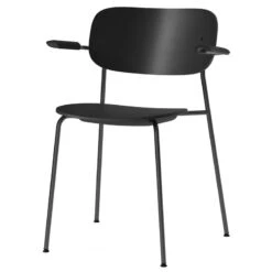 Menu Co Chair Stuhl Mit Armlehnen, Schwarz