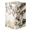 Menu Plinth Tisch, Hoch, Calacatta Viola Marmor