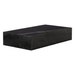 Menu Plinth Grand Tisch, Schwarzer Marquina-Marmor