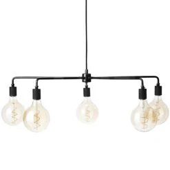 Menu Kronleuchter Tribeca Chambers 96, Schwarz