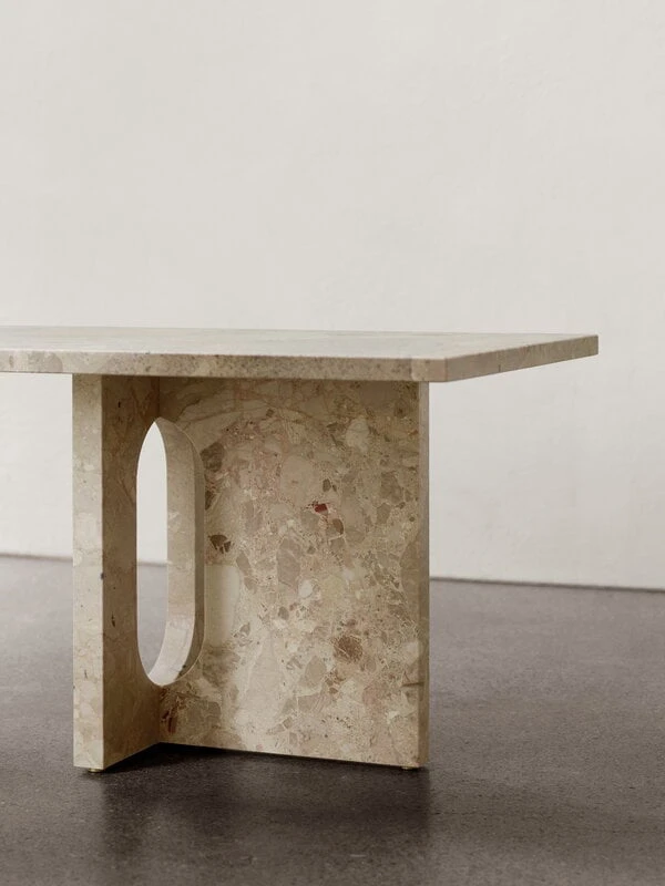 Menu Androgyne Loungetisch, Kunis Breccia Stein, Sand – Bild 6