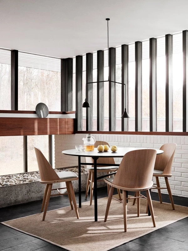 Menu Snaregade Tisch, Rund, 120 Cm, Graphitgraues Linoleum – Bild 3