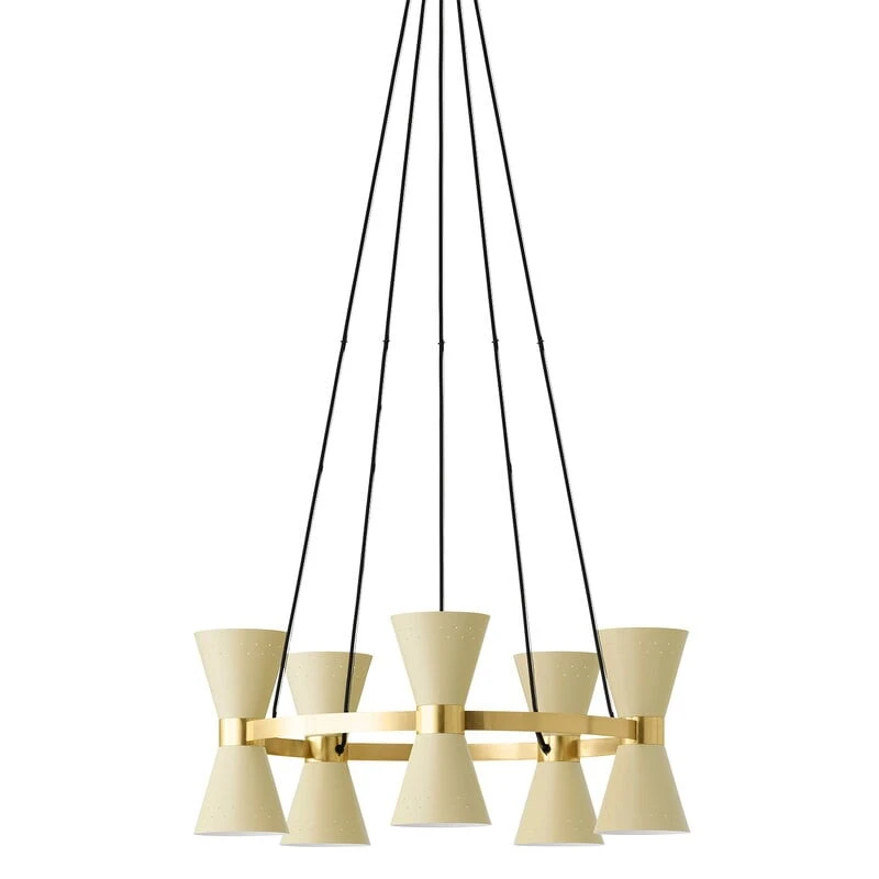 Menu Collector Kronleuchter 5, Cremeweiß