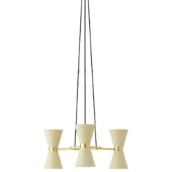 Menu Collector Kronleuchter 3, Cremeweiß