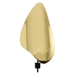 Menu Flambeau Wandkerzenhalter, 34 Cm, Schwarz - Messing