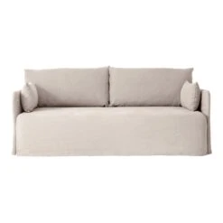 Menu Offset 2-Sitzer Sofa Mit Losem Bezug, Hafer