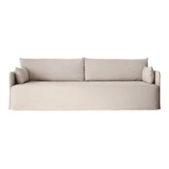 Menu Offset 3-Sitzer Sofa Mit Losem Bezug, Hafer