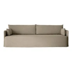 Menu Offset 3-Sitzer Sofa Mit Losem Bezug, Mohnsamen