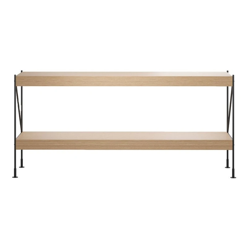 Menu Zet Storage System, H70, Schwarzer Stahl – Eiche – Bild 2