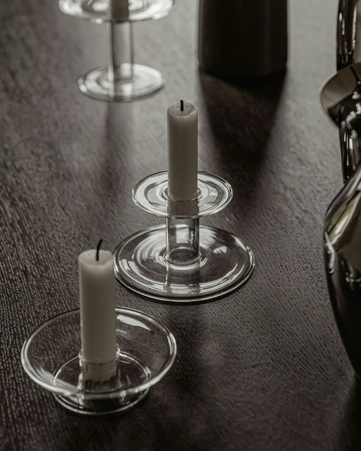 Menu Abacus Kerzenhalter Transparent, Ø11x5,5 Cm – Bild 4