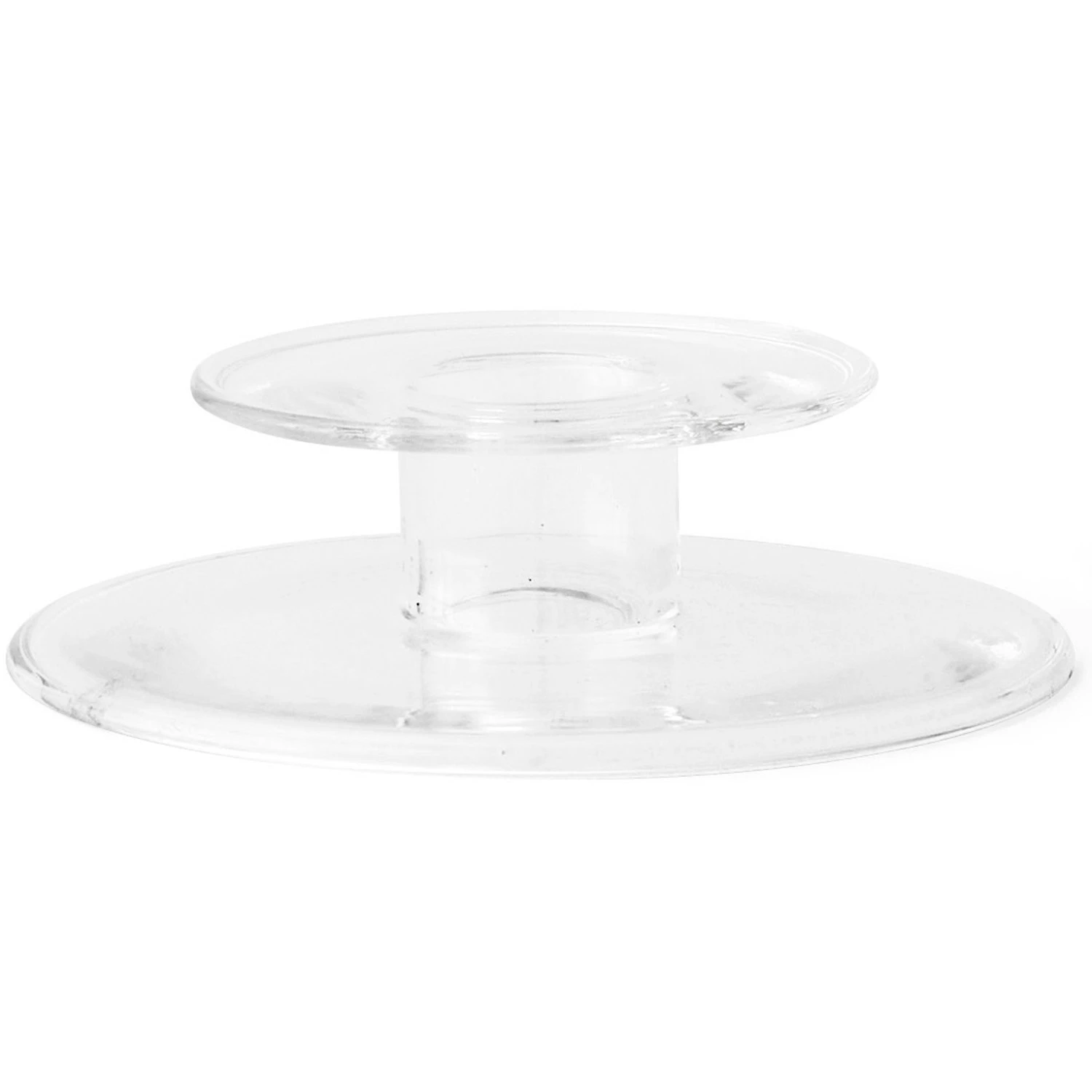 Menu Abacus Kerzenhalter Transparent, Ø10x2,5 Cm