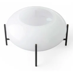 Menu Echasse Hurricane Tea Light Holder, Opal/Bronzed Brass