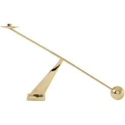 Menu Interconnect Kerzenhalter, Messing