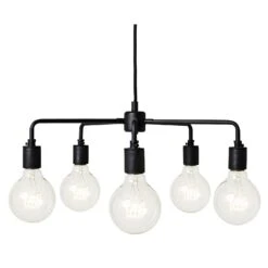 Menu Leonard Chandelier, Black