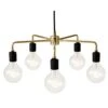 Menu Leonard Chandelier, Brass