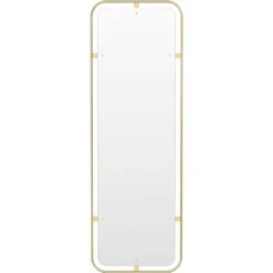 Menu Nimbus Spiegel Rechteck, Poliertes Messing