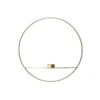 Menu Pov Circle Wall Candle Holder Tea Light L, Brass