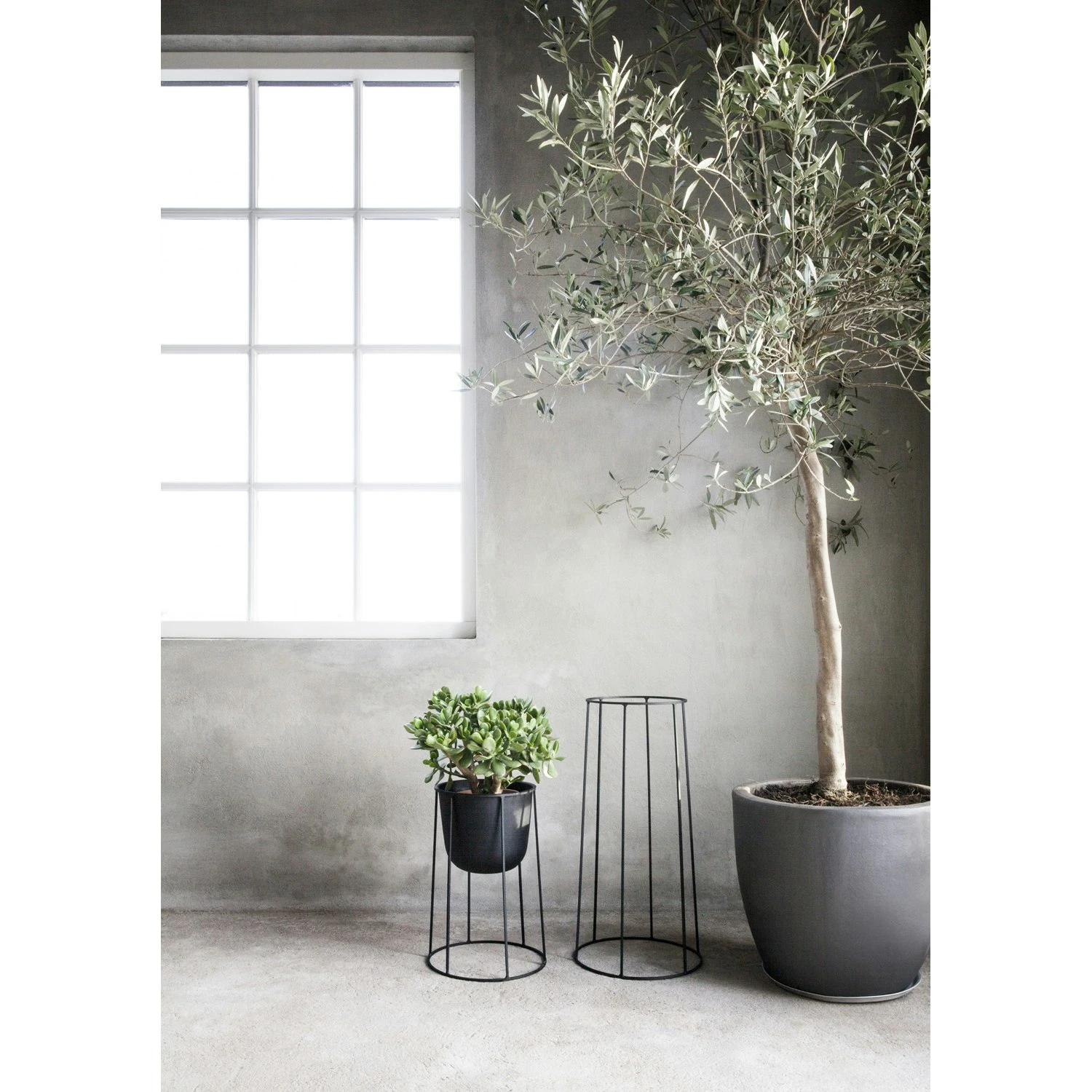 Menu Wire Flower Pot, Black – Bild 2